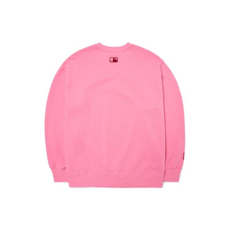 New MLB FW22 American Sweatshirt Unisex Pink 3AMTL0224-07PKS