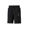 First Mile Cargo Breathable Lace-Up Sports Shorts Men Bottoms Black 532343-01