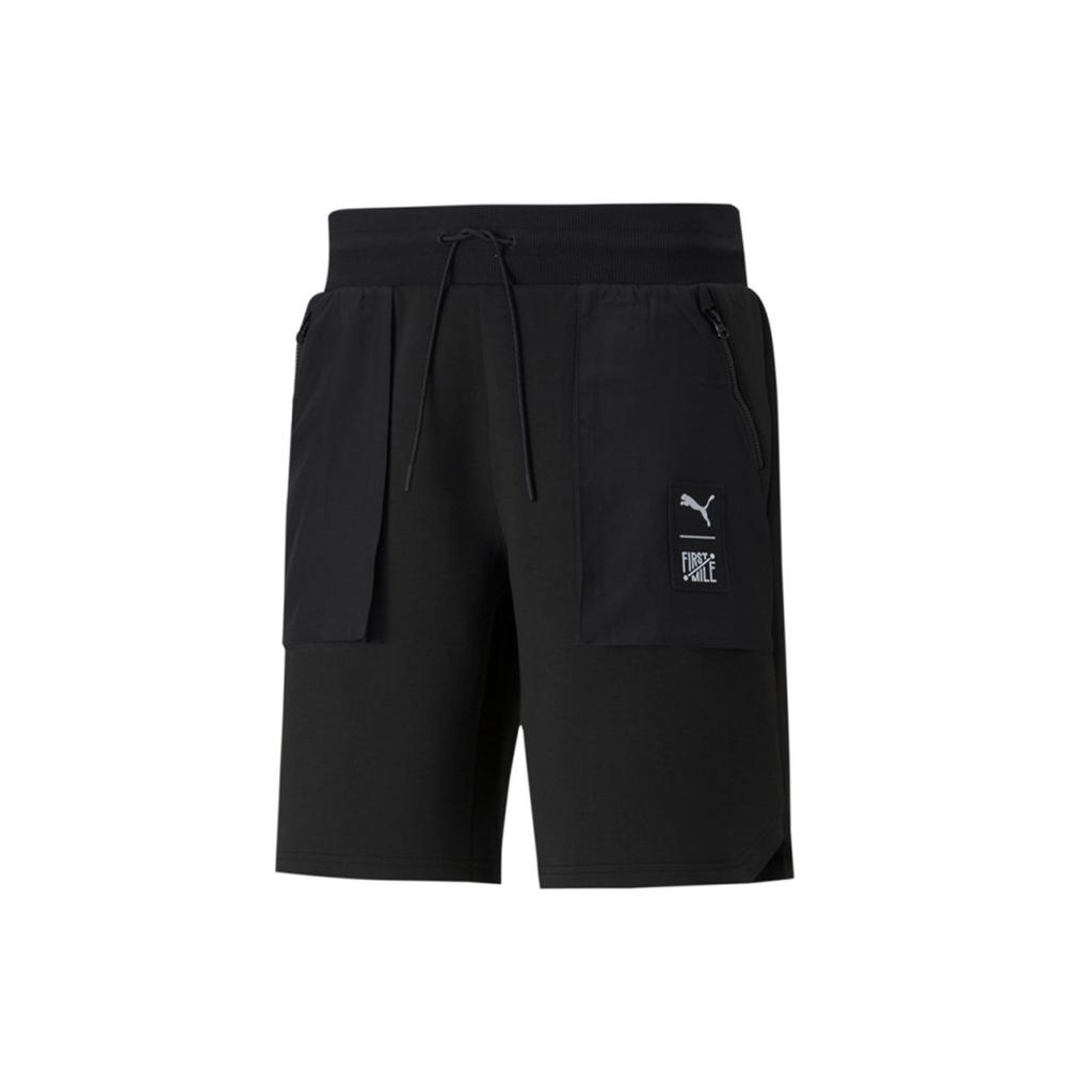 Puma First Mile Cargo Breathable Lace-Up Sports Shorts Men Bottoms Black 532343-01