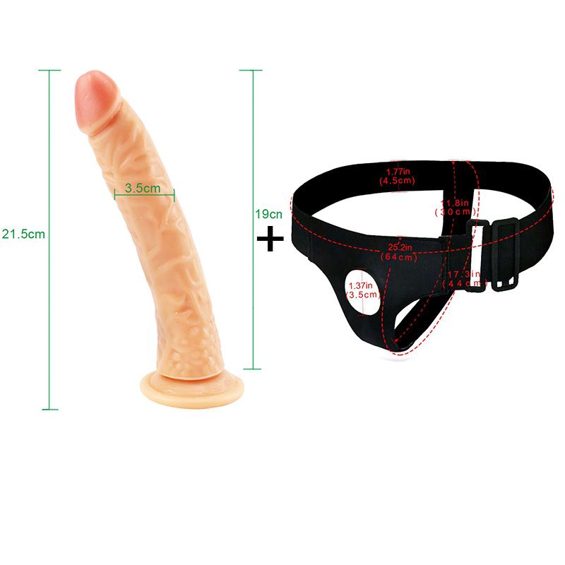 Реалистичный фаллоимитатор с ремешком RUNYU, трусики-дилдо со страпоном, секс-игрушки для геев для лесбиянок, женщин, пар, мужчин, мастурбация для взрослых