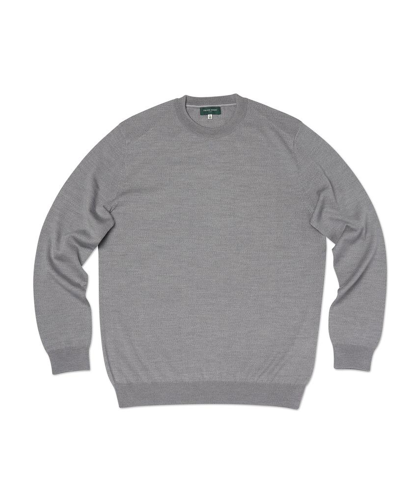 PRODESHIRT Премиальный повседневный джемпер с круглым вырезом (Серый)