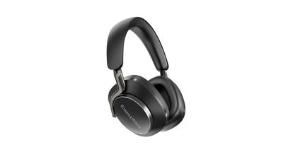Bowers Wilkins Флагманские беспроводные наушники с шумоподавлением Bowers Wilkins, черные кожаные и черно-белые PX8/B