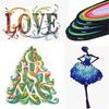 3/5/7/10mm NEW DIY Craft Quilling Paper Solid Color Origami Tool Handmade