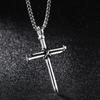 Men Necklace Cross Vintage Accessory Punk Style Men Pendant for Gift