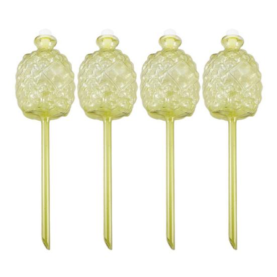 Самополивающиеся колбы Дизайн ананаса Шары для полива растений Вставка для кашпо Автоматическое устройство для полива для комнатных и уличных горшечных растений