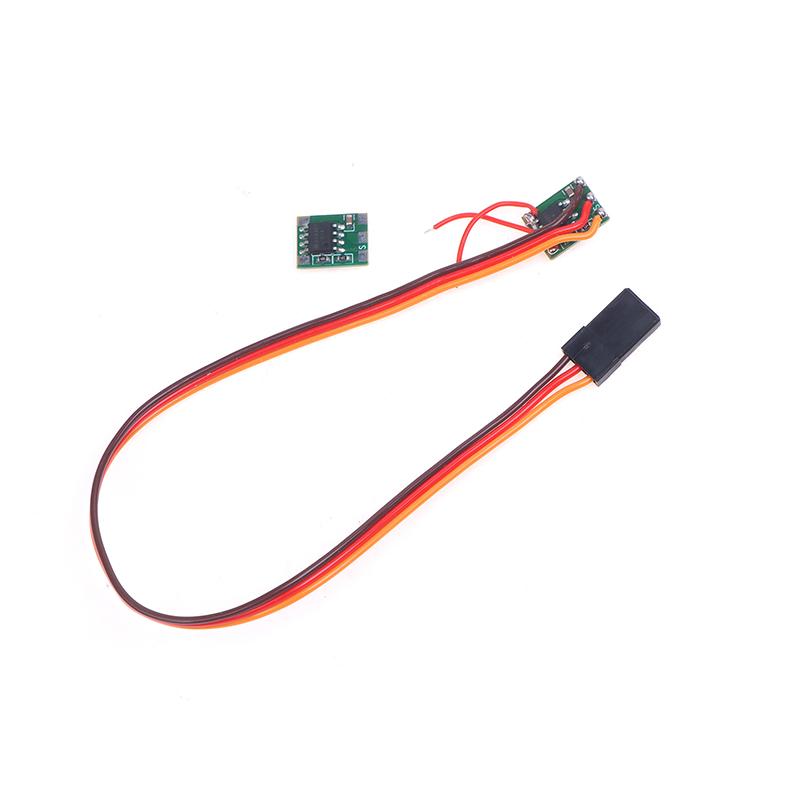 Микро 1А RC ESC DIY 5V DC Контроллер скорости щеточного двигателя Редуктор двигателя Микромоторный приводной модуль Двухпроводной щеточный контроллер ESC