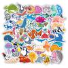 80 Pcs Animals Stickers for Kids Learn Cute Ocean Sea Creatures Graffiti Sticker Decal On Laptop Fridge Water Bottle Desk Boys Girls