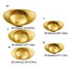 Pure Copper Gold Ingot Solid Desktop Ornaments Simulation Treasure Bowl Ornament  Living Room