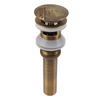 Quick Drainage Sink Drain Brass Material Sink Drain Stopper Vintage Drain Stopper  Bathroom