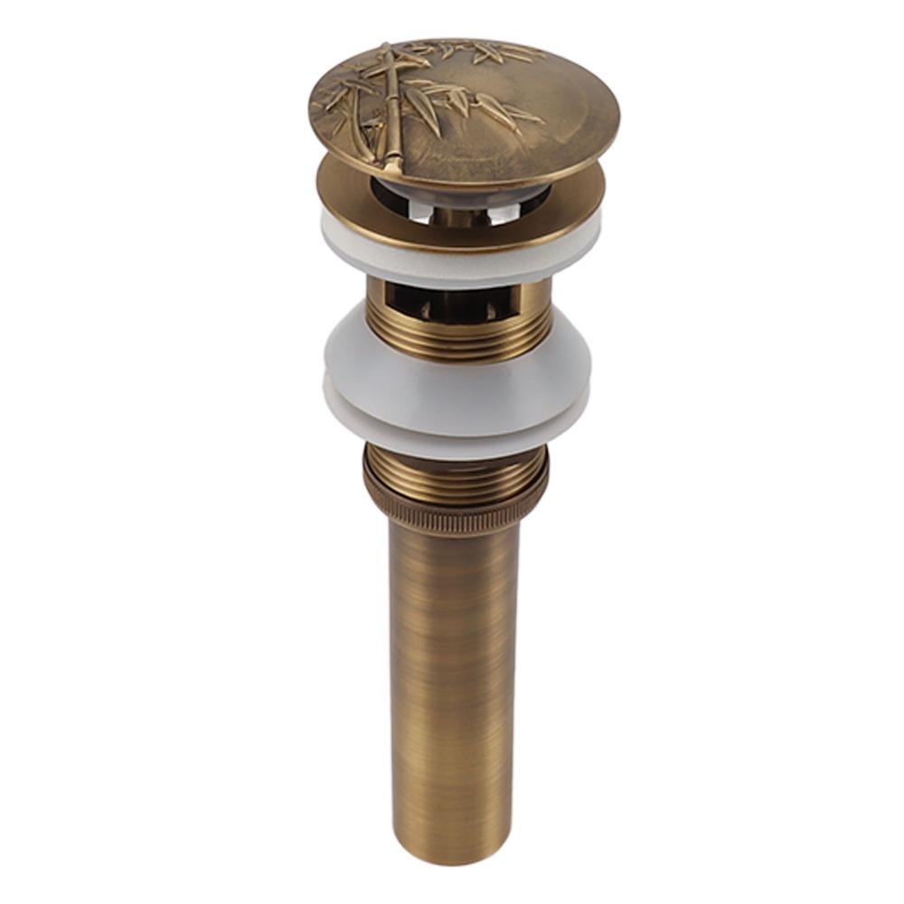 Quick Drainage Sink Drain Brass Material Sink Drain Stopper Vintage Drain Stopper Bathroom