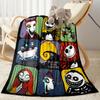 Christmas Nightmare Blanket Comfortable Suitable for Bedding Chair Picnics Four Seasons Universal Stylish Decor Ideal Gift For Birthday Valentine'S Da