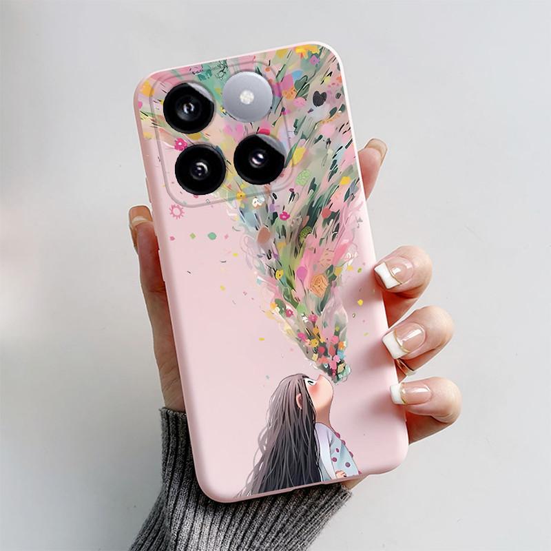 Чехол для Xiaomi 14T Pro Милый Чехол-Астронавт Бабочка Силиконовый Мягкий Чехол для Телефона Для Xiaomi Mi 14T Pro Mi14T Fundas 6.67'' Бампер