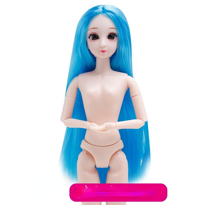 30 см 26-шарнирная кукла для девочек, обнаженные части тела, куклы с волосами, детские игрушки, 26-шарнирная кукла для девочек