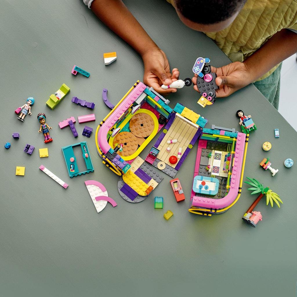 LEGO Friends Roller Disco Arcade 41708 Toy Block Present House Pretend Play Girls Ages 7+