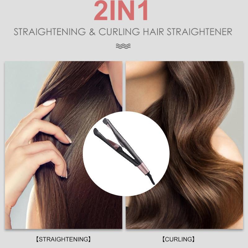 Электрическая турмалиновая керамическая плойка и выпрямитель для сухих волос, укладка за 1-2 минуты