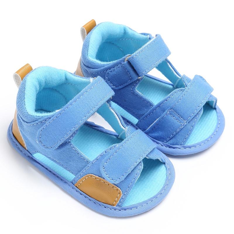 Baby Girls Boy Sandals Shoes Casual Cotton Bottom Anti-Slip Footwear Summer Soft Toddler
