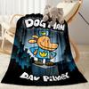 Dog Man Blankets are suitable for living rooms,making them an ideal choice for outdoor travel and gifts.