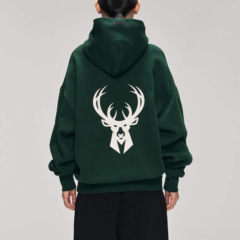 Fear of God Essentials Спортивная толстовка Bucks Лес Мужские Топы Зеленый 192NB256414F