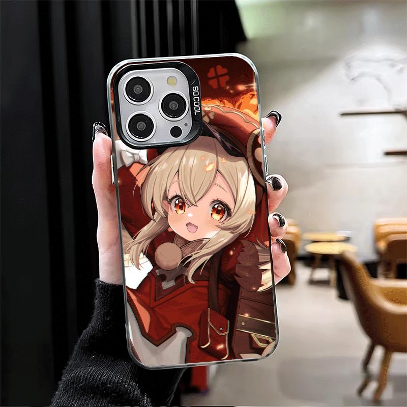 Genshin Impact Klee Shockproof Phone Case for iPhone 17 Air 16 16E 15 Pro Max 14 Plus 13 Mini 12 Back Cover Anti Fall Fundas