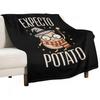 Expecto Potato  Wizard Funny Throw Blanket Plush Fuzzy Cozy Blanket for Couch Sofa