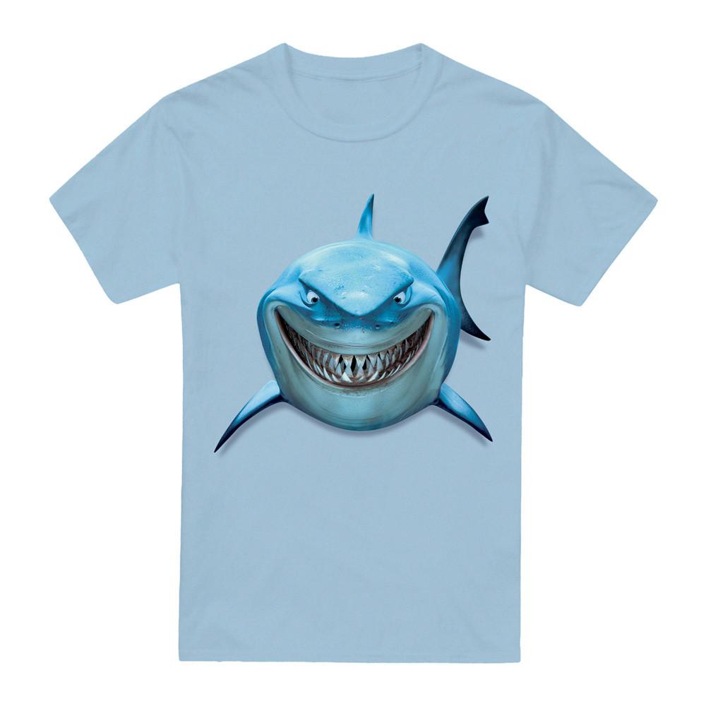 Футболка Finding Nemo Акула Брюс Улыбка Светло-голубая