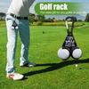 Держатель для мячей для гольфа, забавная стойка и дозатор для мячей для гольфа с карабином, переносная сумка для хранения мячей для гольфа, аксессуары для гольфа для гольфиста