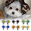 Pet Glasses Faux Pearl Pet Sunglasses Decoration Pet Cosplay Dress Up Accessory Cats/Dogs Party Costume Prop