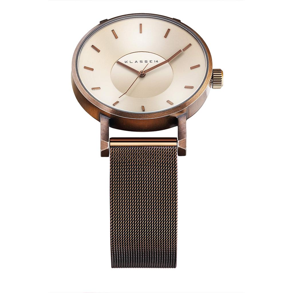 Часы VOLARE VINTAGE GOLD Mesh VO18VG002M Коричневый [KLASSE14] Мужские