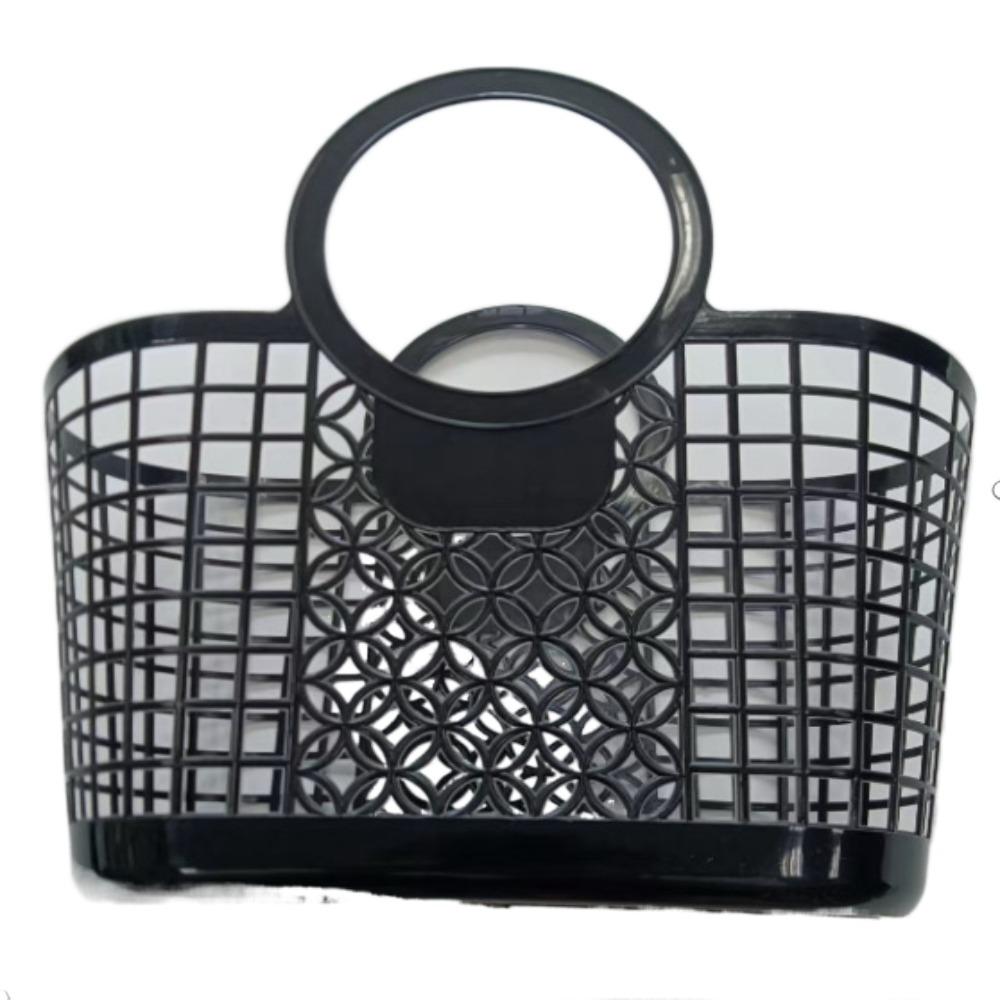 Пластиковая полая корзина Простая корзина для ванной Новая корзина для хранения