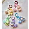 Flocking Mini Keychain Vinyl LABU Cute Grain Baby-free Bag Mobile Phone Pendant Cute Keychain