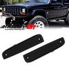 Clear / Smoked Lens Car Front Side Corner Parking Marker Light Cover Housings Kit For 1997-2001 Jeep Cherokee No Bulb / Socket
