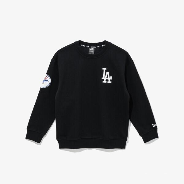 Толстовка с логотипом команды Los Angeles Dodgers New Era Kids Mlb Черная
