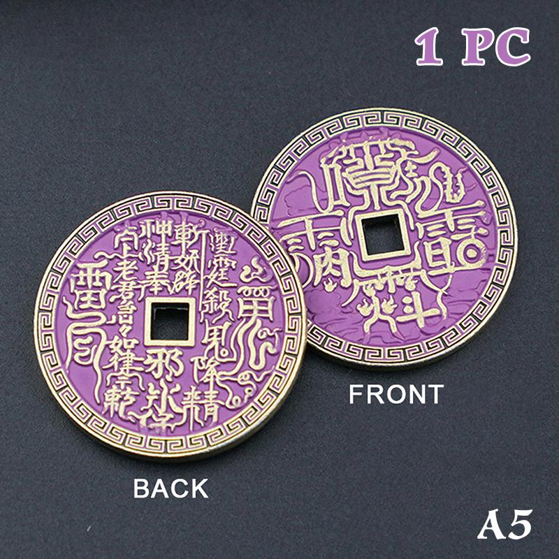 Модель древней китайской монеты Горные деньги духа Традиционный амулет Фэн-шуй Богатства Монета удачи Подвесное украшение