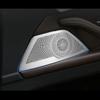 Matte Car Interior Audio Speaker Car Door Loudspeaker Trim Cover Sticker Accessories For BMW 5 Series F10 F11 F18 Car Styling