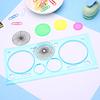 Набор инструментов для рисования Spirograph с шариковой ручкой, шаблон для DIY, математическая рулетка, школьные принадлежности для рисования, геометрическая линейка TMZ