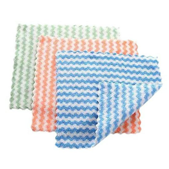 Впитывающая кухонная салфетка из кораллового флиса – Легко чистится, не оставляет ворсинок, многоцелевое полотенце и губка для мытья посуды.