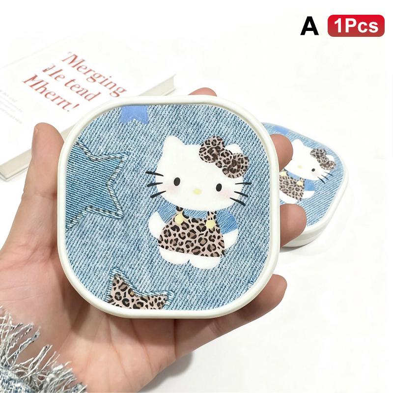 Sanrio Hello Kitty Пес Синнамон Мультяшный Контейнер для Зубных Протезов Ортодонтический Ретейнер Защита для Рта Контейнер для Вставных Зубов С Ремешком Против Потери