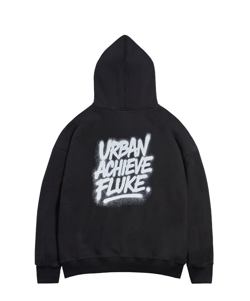 Худи на молнии оверсайз Fluke Achieve Graffiti Черный Fzt1034-Z