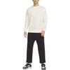 Nike Спортивная толстовка Club Fleece однотонная с круглым вырезом, повседневная, с флисовой подкладкой, без капюшона, мужская, цвет Sail White, BV2663-133