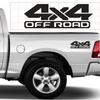 Наклейка на кузов пикапа Ford F-Series & Dodge RAM 1500 4x4