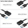 USB 3.0 Удлинительный кабель Папа-Мама 5 Гбит/с Быстрая передача данных и Зарядка с Долгим Сроком Службы
