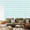 Harlequin Diamonds Wallpaper White and Celadon for Living Room and Bedroom 50x1000