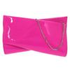 Б/у ОРИГИНАЛЬНАЯ сумка Chain Shoulder Rubit Twist Bag розовая Лакированная Кожа