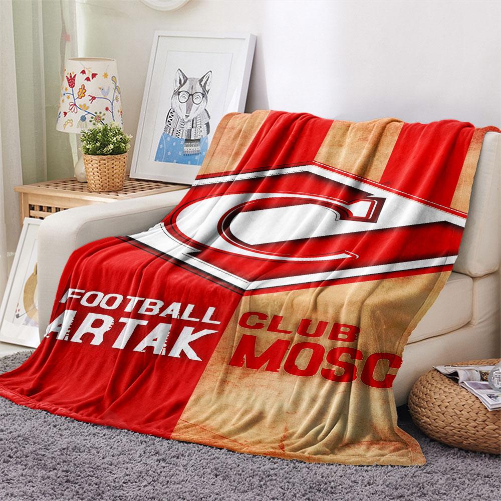 1PC Spartak Moscow Rush Blanket, High quality Comfortable for All Seasons, Home Decor, Warmth and Comfort
