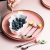 Steel Sugar Ice Cream Kitchen Tool Dinnerware Cake Coffee Spoon Fruit Fork Teaspoon Stirring Spoon