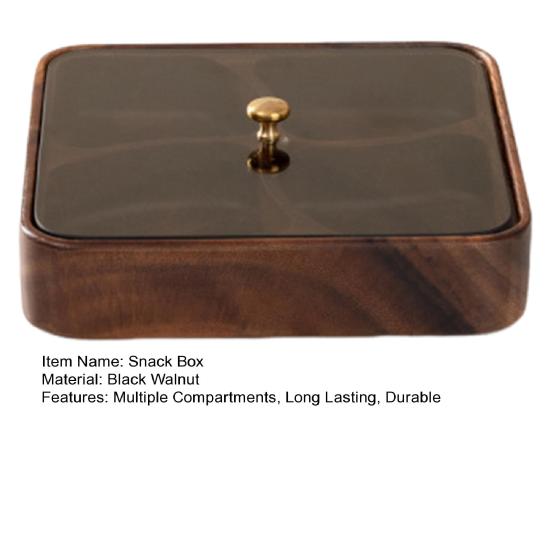 Разделенный поднос с прозрачной крышкой, большой емкости, не содержит бисфенол А, легко моется, переносной контейнер для закусок, поднос для фруктов