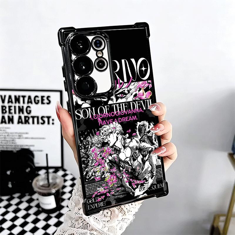 Крутой мягкий чехол для телефона JoJo Adventure для Samsung Galaxy S26 Ultra S25 Edge S24 FE S23 Plus S22 S21 + S20 Покрытие Защита от падения Fundas