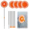 1Pcs with Extension Pole Cleaning Mop 360 Rotatable Wall Cleaner Mop Mop Set  for Wall Ceiling