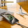 Разветвитель USB C 2 в 1 на двойной разъем для наушников Type-C, аудиоадаптер, быстрая зарядка PD 100 Вт для Samsung, iPhone 15/16, Huawei, Xiaomi
