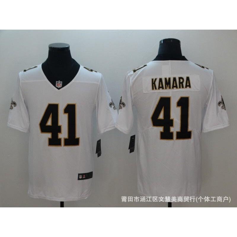 NFL New Orleans Saints Custom Jersey Short Sleeve Football Shirt Sportswear Men Fan Apparel